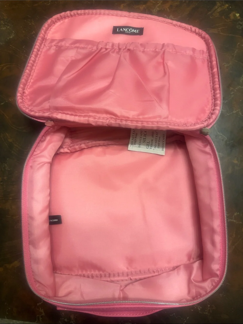 Lancôme Pink Cosmetic Travel Case